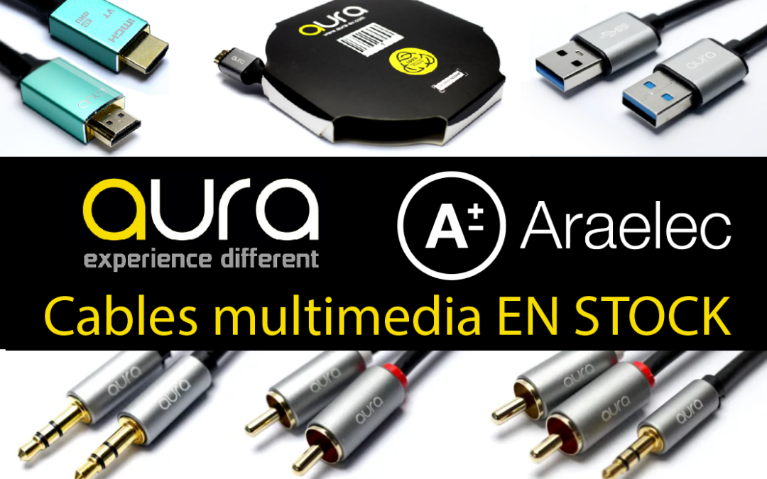 Cables multimedia en stock