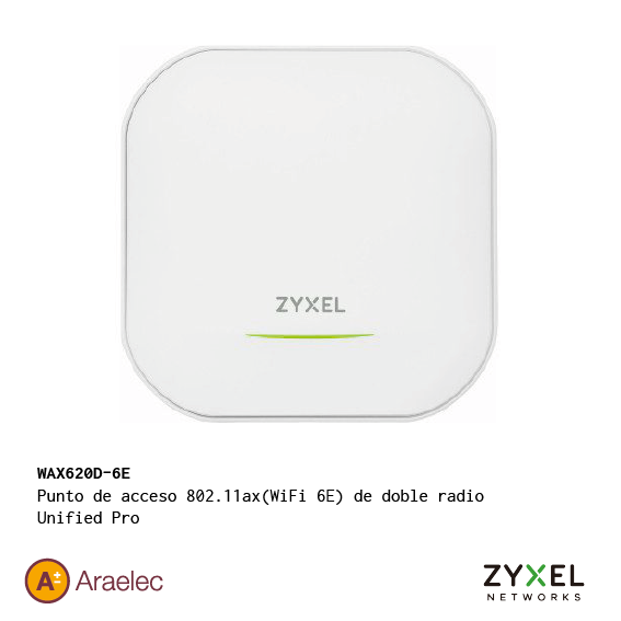 punto de aceso 802.11ax (WIFI 6e) de doble radio Unified Pro