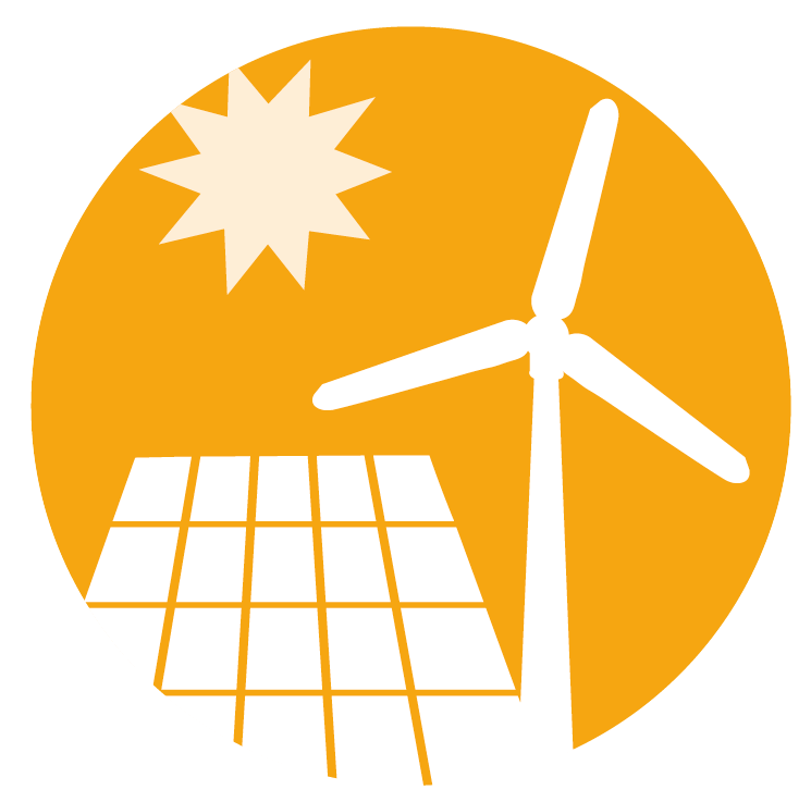 Logos divisiones Araelec renovables