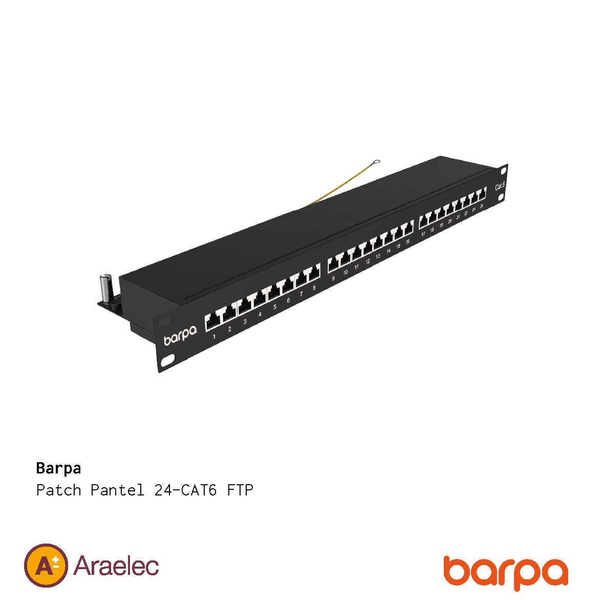 centro de datos_BARPA patch panel 24-cat6 ftp araelec<br />
