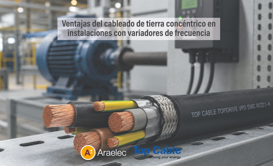 Cableado de tierra concéntrico