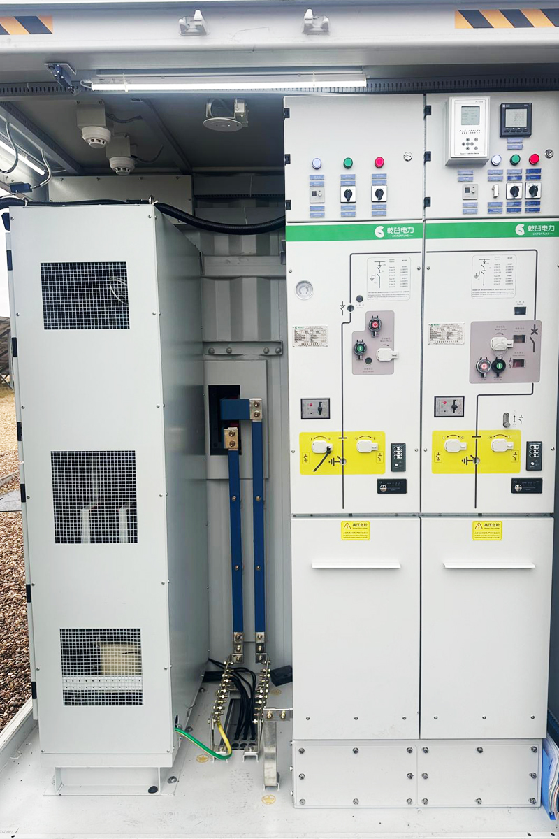 Celdas de media tensión para una estación transformadora para planta fotovoltaica de 6,6MVA. Proyecto de Araelec.